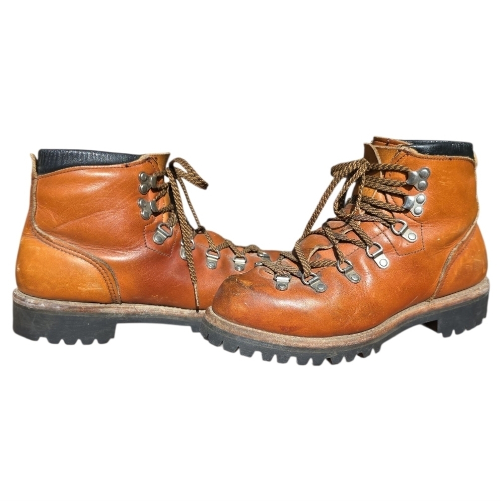 Vintage Red Wing Irish Setter Brown Leather Hiking Boots 7.5 - Picture 3 of 8
